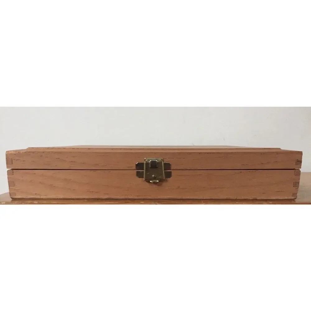 Vintage Antique Style Valencia No 800 Wooden Cigar Trinket Jewelry Box Nicaragua